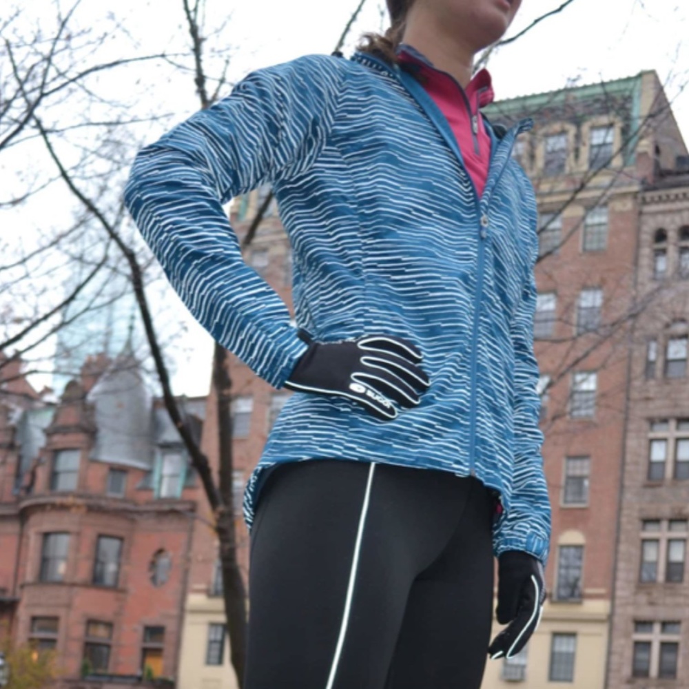 SUGOI Women’s Zap Training Jacket Blue/Grey Sz Small